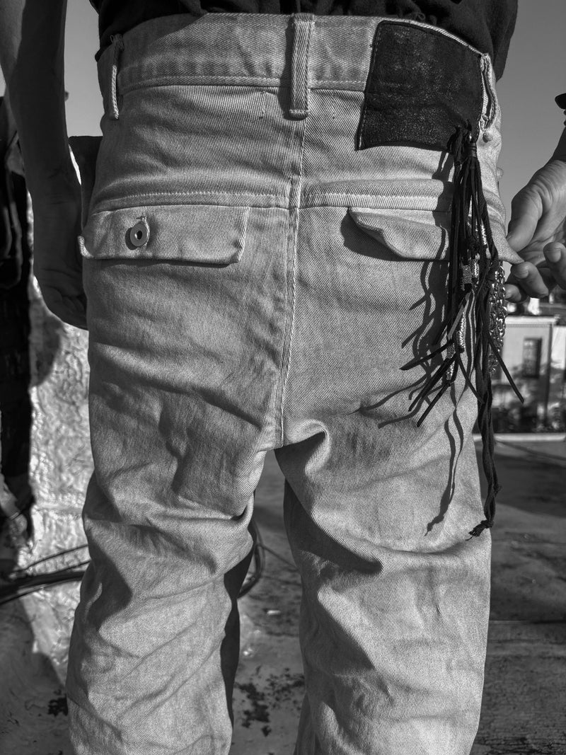 back flap jeans [black denim]
