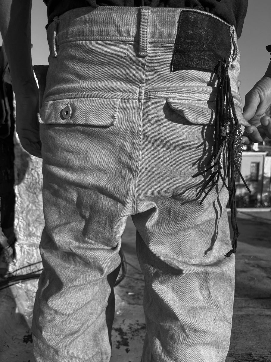 back flap jeans [black denim]